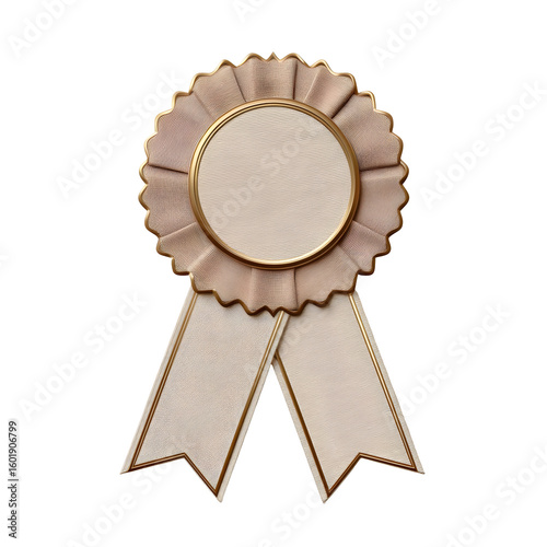 
Elegant Brown Ribbon Banners with Transparent Background