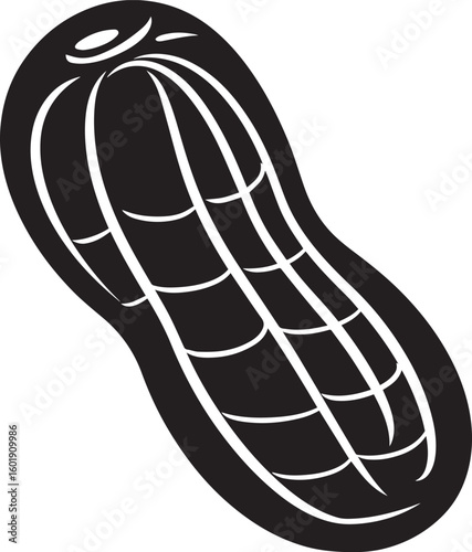 peanut icon clean simple