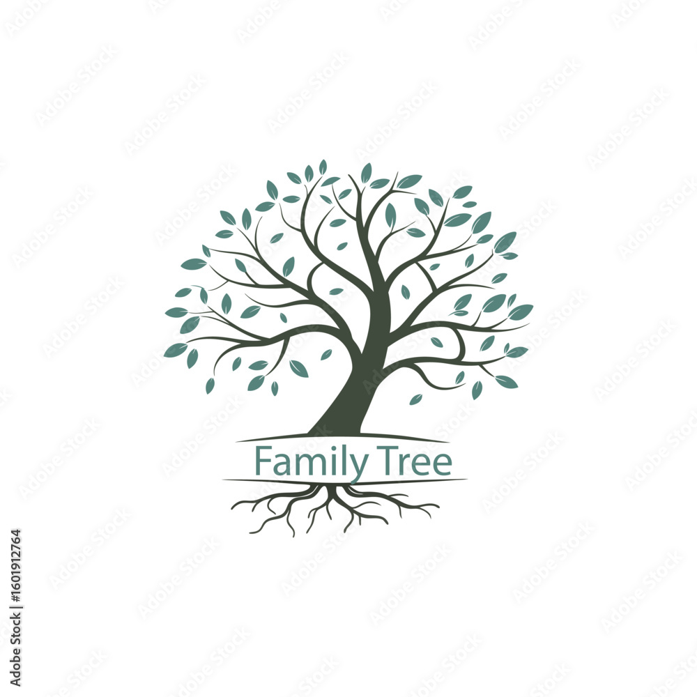 Obraz premium Family tree logo