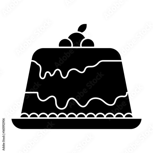 Food black silhouette icon vector set. solid, filled, meal and snack symbols