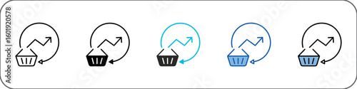 Consumption Icon Pack Multistyle Illustration