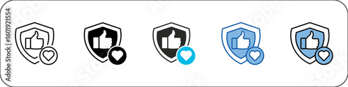 Trust Icon Pack Multistyle Illustration