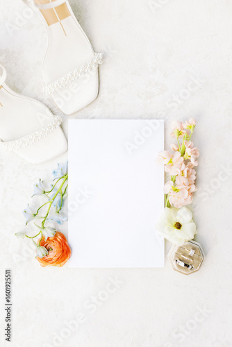 Wedding Suite Invitation Card Blank