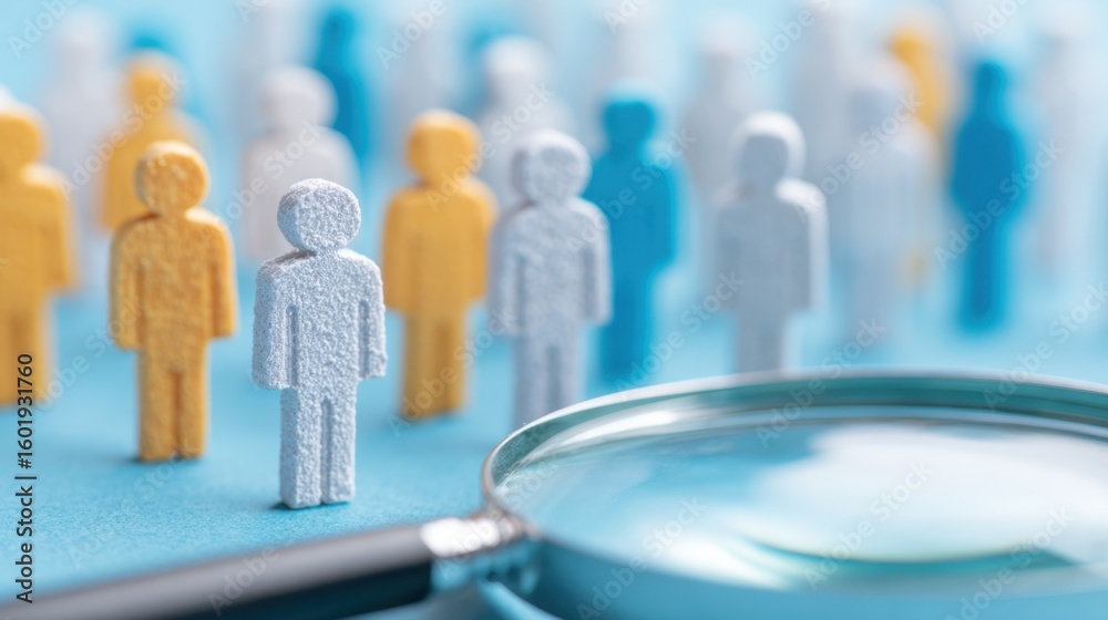 Obraz premium Choosing study participants focuses on fairness and diversity to reflect the broader population in research findings. 