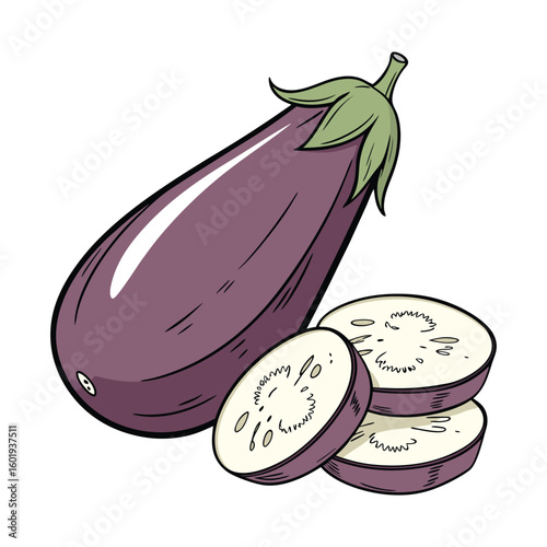 eggplant and zucchini