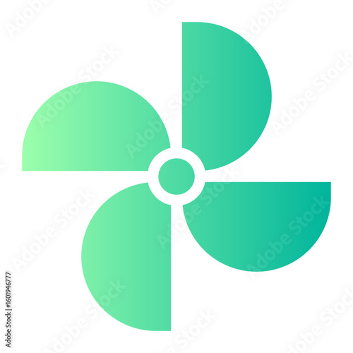 fan gradient icon