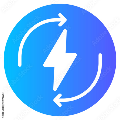 efficiency gradient icon