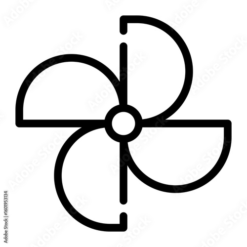 fan line icon
