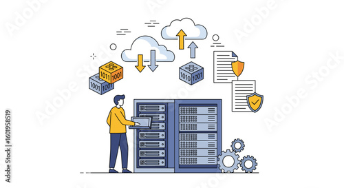 Cloud computing infrastructure deployment and management for business operations and digital transformation initiatives