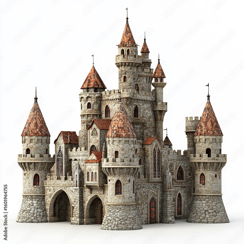 Fototapeta premium Intricate Fairytale Castle