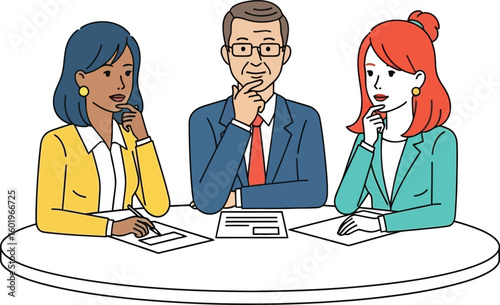 Diverse Business Team Brainstorming Meeting