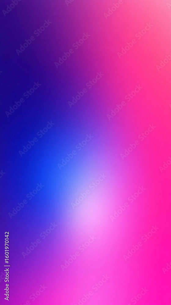 Fototapeta premium Vibrant gradient background blending bright neon blue and candy pink tones, creating a bold and energetic color transition. Ideal for modern designs, digital art, and trendy visual content.
