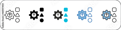 Facilitation Icon Pack Multistyle Illustration