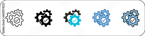 Integration Icon Pack Multistyle Illustration