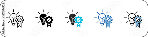 Competency Icon Pack Multistyle Illustration