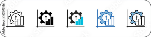 Advancement Icon Pack Multistyle Illustration