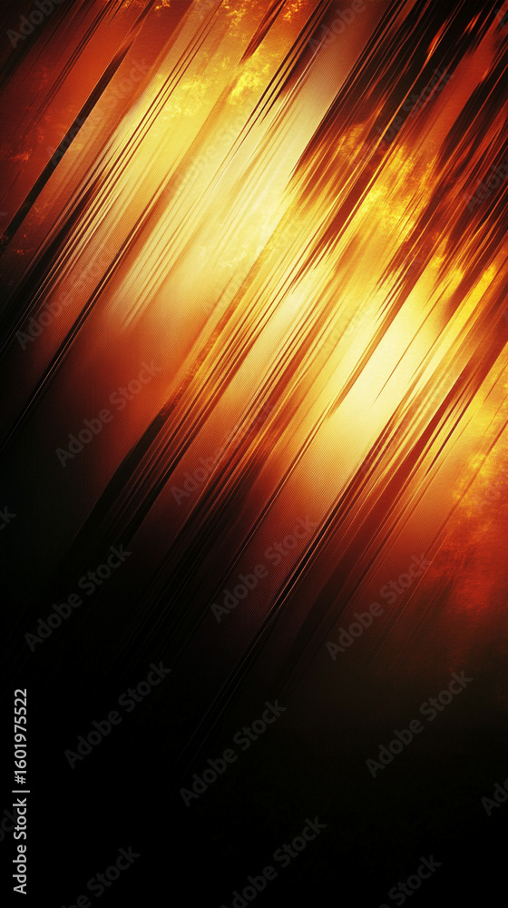 Naklejka premium gradient blending deep burnt copper into radiant harvest gold. Rich autumn warmth with metallic undertones, perfect for seasonal branding, packaging, or luxury design backdrops