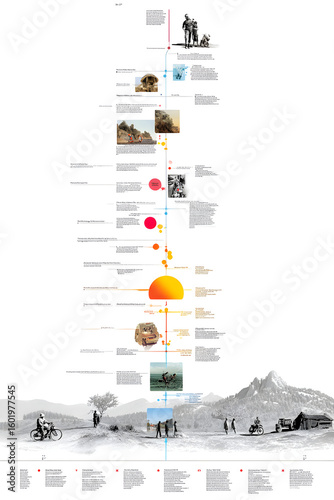 Chronological Progression Illustrated: A Detailed X-Axis Timeline Highlighting Key Events