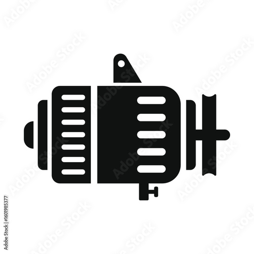 Tableau sur toile car alternator icon