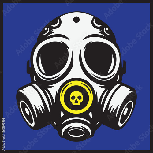 gas mask vector illustration