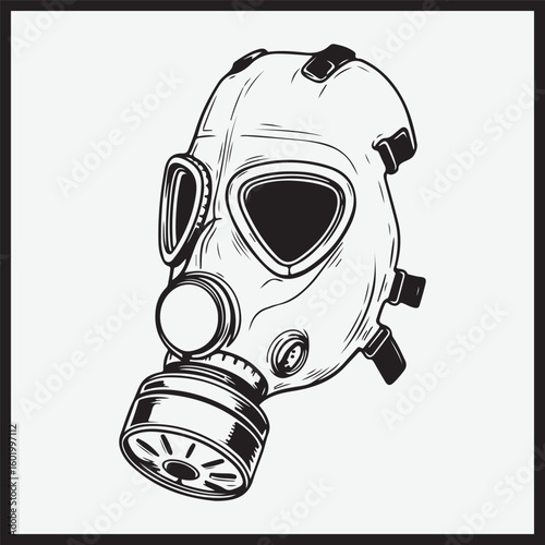old gas mask