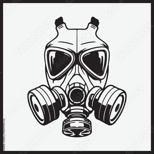 gas mask vector design