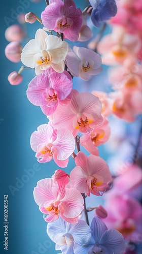 A gentle gradient background blending lemon chiffon and orchid hues, evoking a sense of elegance and softness. Ideal for beauty, wellness, or creative design themes with a delicate atmosphere.
