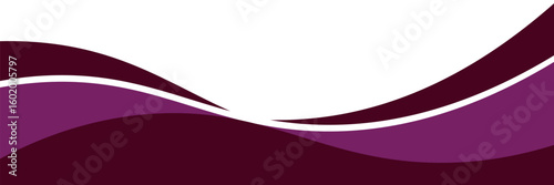 purple wave background. Curved Header and Footer Element vector etc