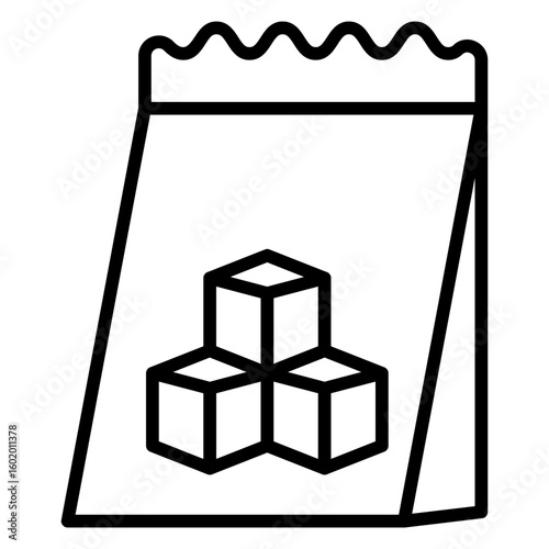 Sugar line icon