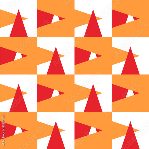 Abstract geometric seamless...