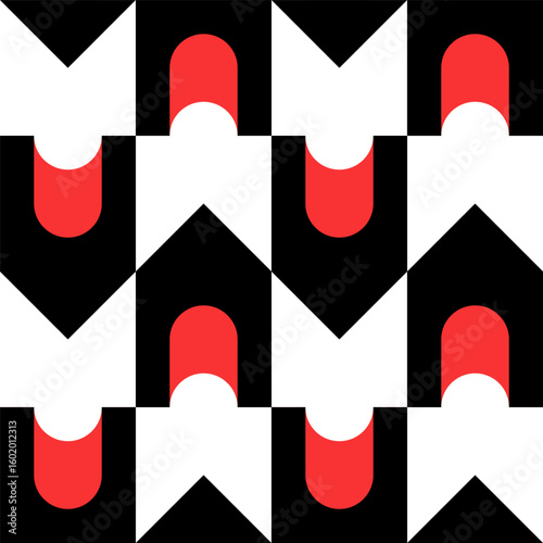 Abstract geometric seamless...