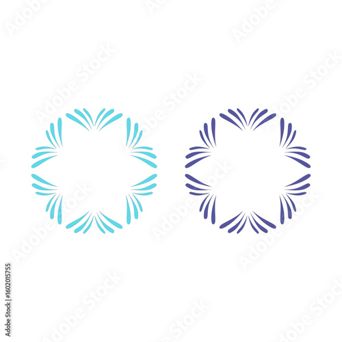 WATER SPLASH SIGN SYMBOL LOGO VECTOR
