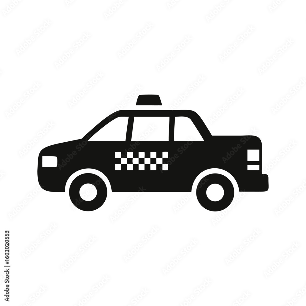 Minimalist black vector icon of a taxi and passenger interaction. Perfect for transportation apps, mobility platforms, and urban travel branding. Minimalist black vector icon of a taxi and passenger interaction. Perfect for transportation apps, mobility platforms, and urban travel branding.