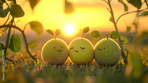 easter eggs in the grass