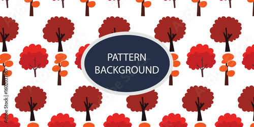 Green forest pattern backgrkound design. Hand draw texture. Vector template. fabric