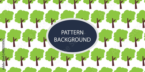 Green forest pattern backgrkound design. Hand draw texture. Vector template. fabric