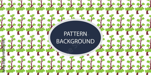 Green forest pattern backgrkound design. Hand draw texture. Vector template. fabric
