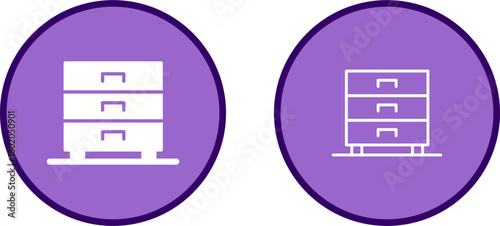 Drawers Vector Icon