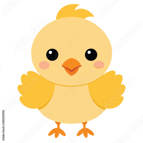 Cute Chick Illustration: Perfect for Spring Designs
