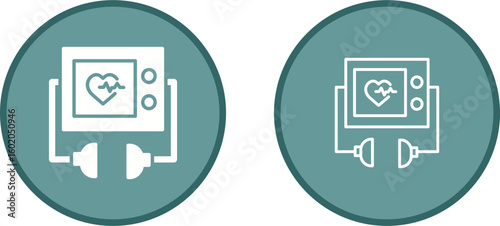 Defibrillator Vector Icon