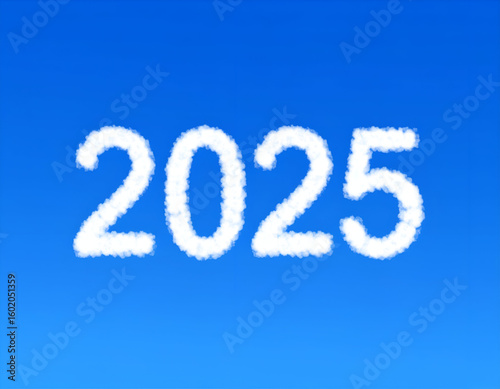 2025 Cloud Sky New Year.