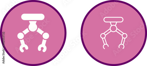 Industrial Robot II Vector Icon