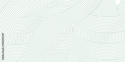 farm green banner, organic abstract background with fields. wavy green lines, natural organic products. ecology background. striped farmer green Pattern