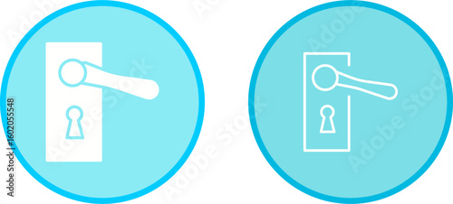 Door Handle Vector Icon