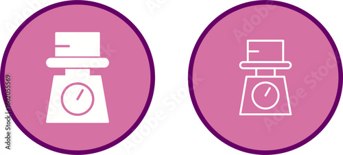 Weight Scale Vector Icon