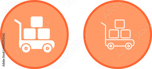 Pushcart Vector Icon