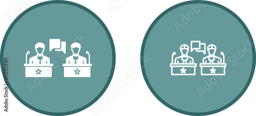 Debate Vector Icon