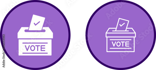 Ballot Vector Icon
