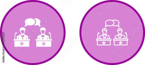 Debate Vector Icon