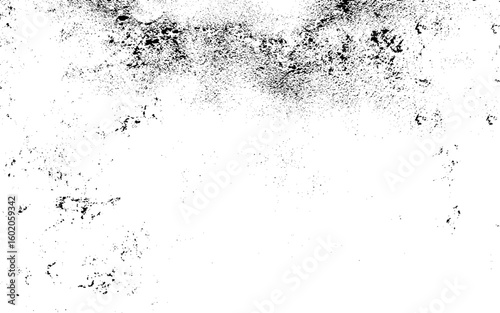 Grunge Texture. Monochrome retro grunge texture illustration. Abstract background with aged old rust. Abstract vector noise. Small particles of debris and dust. Distressed uneven background. Grunge.